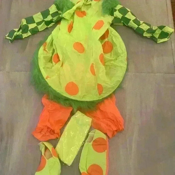 Lolli the Clown Costume Little Girl Size 8-10 Size Medium Halloween Fun Clown - Picture 4 of 9